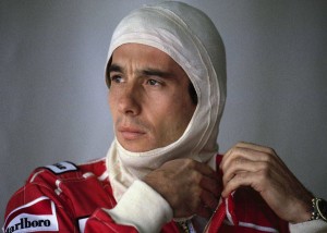 STREETS OF PHOENIX, UNITED STATES OF AMERICA - MARCH 10: Ayrton Senna during the United States GP at Streets of Phoenix on March 10, 1991 in Streets of Phoenix, United States of America. (Photo by Rainer Schlegelmilch)